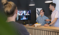 Das RTP Team am Daily Meeting