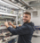 Elektriker an der Arbeit