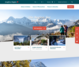 Screenshot der Jungfrau Region Homepage
