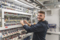 Elektriker an der Arbeit